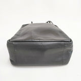 mormyrus GLOSS LEATHER TOTE グロスレザー トートバッグ（L）牛革 日本製 定価28600円 ボストンバッグ ブラック レディース モルミルス【中古】6-0331G◎