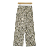 URBAN RESEARCH DOORS イージーケア 接触冷感 フラワープリントイージーパンツ 定価8800円 パンツ ホワイト グリーン レディース アーバンリサーチドアーズ【中古】6-0520M∞