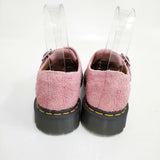 Dr.Martens RAMSEY キルト 定価31900円 モンクストラップ シューズ UK6 レザー 革 スウェード スエード 31501446 シューズ・靴 ピンク レディース ドクターマーチン【中古】6-0423G◎