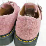 Dr.Martens RAMSEY キルト 定価31900円 モンクストラップ シューズ UK6 レザー 革 スウェード スエード 31501446 シューズ・靴 ピンク レディース ドクターマーチン【中古】6-0423G◎
