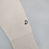DRESSTERIOR D刺繍 Dパーカー 裏起毛フルジップ サイズ4 パーカー オフホワイト レディース ドレステリア【中古】6-1003T∞