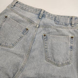 TRUNKPROJECT 加工デニム TP23SSPT08 サイズL ショートパンツ ハーフパンツ ショーツ ライトブルー レディース トランクプロジェクト【中古】6-0608S∞