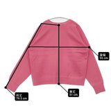HOLIDAY OFFICE UNIFORM SWEAT 染め加工 トレーナー スウェット ピンク レディース ホリデイ【中古】6-0709M∞