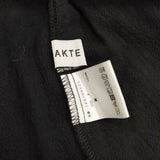 AKTE アクテ 12010422 カシュクール コットン ワンピース ブラック レディース【中古】6-0525S◎