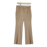 Deuxieme Classe Elegant パンツ 定価32000円 ウール センタープレス パンツ ベージュ レディース ドゥーズィエムクラス【中古】6-1003T∞