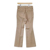 Deuxieme Classe Elegant パンツ 定価32000円 ウール センタープレス パンツ ベージュ レディース ドゥーズィエムクラス【中古】6-1003T∞