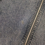 A.P.C. スタンドカラー ジップアップブルゾン 加工デニム サイズS デニムジャケット ブルー レディース アーペーセー【中古】6-0718M∞