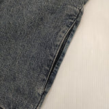 A.P.C. スタンドカラー ジップアップブルゾン 加工デニム サイズS デニムジャケット ブルー レディース アーペーセー【中古】6-0718M∞