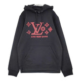 EGYBOY エギーボーイ プリント オマージュ サイズM 裏起毛 パーカー ブラック ユニセックス【中古】6-1008T∞