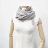 Vlas Blomme ウールカシミヤ ネックウォーマー ストール 定価17600円 カシミア 11602113 スヌード グレージュ レディース ヴラスブラム【中古】6-0903T◎