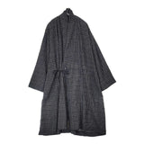 pas de calais リファインギンガムチェック コート 定価42900円 コート チャコールグレー レディース パドカレ【中古】6-1003T∞