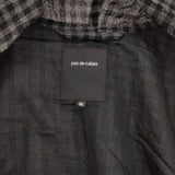 pas de calais リファインギンガムチェック コート 定価42900円 コート チャコールグレー レディース パドカレ【中古】6-1003T∞