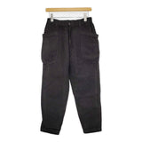 sage de cret ウールリネン9分丈ワークパンツ 定価29700円 サイズS イージー パンツ ブラック メンズ サージュデクレ【中古】6-0512G♪