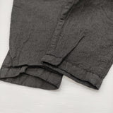 sage de cret ウールリネン9分丈ワークパンツ 定価29700円 サイズS イージー パンツ ブラック メンズ サージュデクレ【中古】6-0512G♪