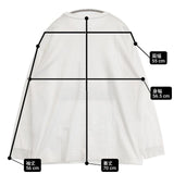 Toujours Photo Print long Sleeve T-shirt フォトプリント グラフィックプリント 定価28600円 長袖Ｔシャツ カットソー ロンＴ 24SS ホワイト レディース トゥジュー【中古】6-0513M∞
