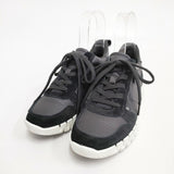 ecco Gruuv Women サイドジップ 定価31900円 サイズ38 スニーカー ブラック レディース エコー【中古】6-0605G◎