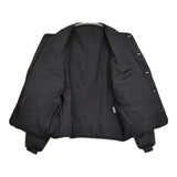 ARTS&SCIENCE ノーカラー カラーレスダウンジャケット 083-U215-040 中綿 ダウンジャケット ブラック レディース アーツ&サイエンス【中古】6-0916T♪