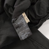 ARTS&SCIENCE ノーカラー カラーレスダウンジャケット 083-U215-040 中綿 ダウンジャケット ブラック レディース アーツ&サイエンス【中古】6-0916T♪