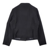 Madame Hiroko N.U.I.T スタンドカラーJKとワンピ ストールの3点セット 定価20000円 ブラックフォーマル セットアップ ブラック レディース マダムヒロコ【中古】6-0709M∞