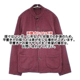 45R/45rpm コットン 千鳥格子 フランネルシャツ サイズ2 ジャケット レッド レディース フォーティーファイブアールピーエム【中古】6-1003T∞