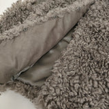 IENA 未使用品 TISSAVELカーリージレ 定価27500円 フェイクファー ベスト 25AW グレー レディース イエナ【中古】6-0401T♪