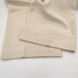 POSTELEGANT Cotton Wool Pajama Pants サイズL 定価45100円 コットンウール イージー ワイド パンツ 24AW ベージュ レディース ポステレガント【中古】6-0916T♪
