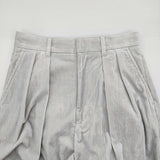 JOURNAL STANDARD L'essage ストレッチコーデュロイ 2タックパンツ サイズ36 定価19800円 パンツ 24AW ライトブルー レディース ジャーナルスタンダードレサージュ【中古】6-0916T♪