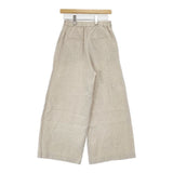 JOURNAL STANDARD L'essage リネンワイドパンツ サイズ36 パンツ ベージュ レディース ジャーナルスタンダードレサージュ【中古】6-0507M∞