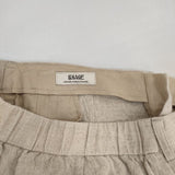 JOURNAL STANDARD L'essage リネンワイドパンツ サイズ36 パンツ ベージュ レディース ジャーナルスタンダードレサージュ【中古】6-0507M∞