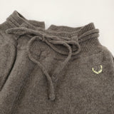 unfil 未使用品 ラムズウール ベルテッドニットパンツ 定価28600円 WVFL-UW119 25AW ブラウン ダークモカ レディース アンフィル【中古】6-0401T♪
