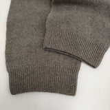 unfil 未使用品 ラムズウール ベルテッドニットパンツ 定価28600円 WVFL-UW119 25AW ブラウン ダークモカ レディース アンフィル【中古】6-0401T♪