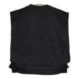 GALERIE VIE ファインブークレークルーネックベスト 定価23100円 プルオーバー ベスト 23AW ブラック レディース ギャルリーヴィー【中古】6-0916T♪