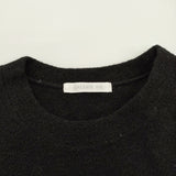 GALERIE VIE ファインブークレークルーネックベスト 定価23100円 プルオーバー ベスト 23AW ブラック レディース ギャルリーヴィー【中古】6-0916T♪