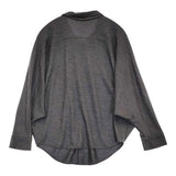 GALERIE VIE ウォッシャブルウールジャージー ドルマンスリーブシャツ 定価29700円 長袖シャツ 25AW チャコールグレー レディース ギャルリーヴィー【中古】6-0401T♪
