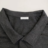 GALERIE VIE ウォッシャブルウールジャージー ドルマンスリーブシャツ 定価29700円 長袖シャツ 25AW チャコールグレー レディース ギャルリーヴィー【中古】6-0401T♪