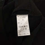 MARGARET HOWELL WASHABLE MERINO KNITWEAR サイズM ウールニットパーカー ベスト 25AW ブラック メンズ マーガレットハウエル【中古】6-0328T♪