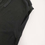 MARGARET HOWELL WASHABLE MERINO KNITWEAR サイズM ウールニットパーカー ベスト 25AW ブラック メンズ マーガレットハウエル【中古】6-0328T♪