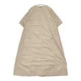 45R/45rpm シャツチノDRESS 定価33000円 半袖ドレス コットン ワンピース ベージュ レディース フォーティーファイブアールピーエム【中古】6-0608S∞