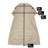 45R/45rpm シャツチノDRESS 定価33000円 半袖ドレス コットン ワンピース ベージュ レディース フォーティーファイブアールピーエム【中古】6-0608S∞