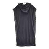 DIESEL ノースリーブスウェットパーカー ベスト ブラック レディース ディーゼル【中古】6-0718M∞