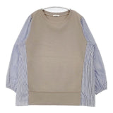 URBAN RESEARCH ITEMS フハクキリカエプルオーバー ブラウス シャツ ベージュ レディース アーバンリサーチ【中古】6-0517M∞