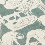 mina perhonen/ほぼ日 life puzzle ジッパーズカバー 手帳 グリーン ベージュ レディース ミナペルホネン/ほぼ日【中古】6-0527G∞
