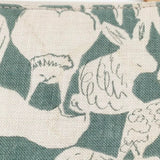 mina perhonen/ほぼ日 life puzzle ジッパーズカバー 手帳 グリーン ベージュ レディース ミナペルホネン/ほぼ日【中古】6-0527G∞
