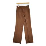 Mame Kurogouchi High Waisted Center Creased Suit Trousers 定価46200円 ハイウエスト パンツ ブラウン レディース マメクロゴウチ【中古】6-0513G∞