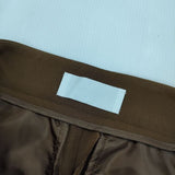 Mame Kurogouchi High Waisted Center Creased Suit Trousers 定価46200円 ハイウエスト パンツ ブラウン レディース マメクロゴウチ【中古】6-0513G∞