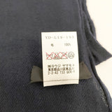 Y's チェック ウール 大判 YD-L19-193 ストール レッド ネイビー レディース ワイズ/Yohji【中古】6-0903T◎