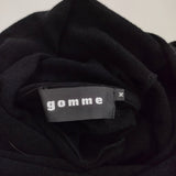 gomme タートルネック コットン GE-T31-166 Mサイズ カットソー ブラック レディース ゴム【中古】6-0525M◎