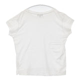 MARGARET HOWELL PLAIN COTTON JERSEY 578-2168003 半袖Ｔシャツ カットソー 22SS ホワイト レディース マーガレットハウエル【中古】6-0608S∞