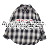 dignite collier オンブレチェック ネルシャツ 定価15400円 80256365 長袖シャツ ホワイト グレー レディース ディニテコリエ【中古】6-1012T∞
