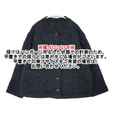 +2 プラスツー 丸襟 カーディガン 2348056 マークアンドプラス キルティングジャケット ブラック レディース【中古】6-1012T∞